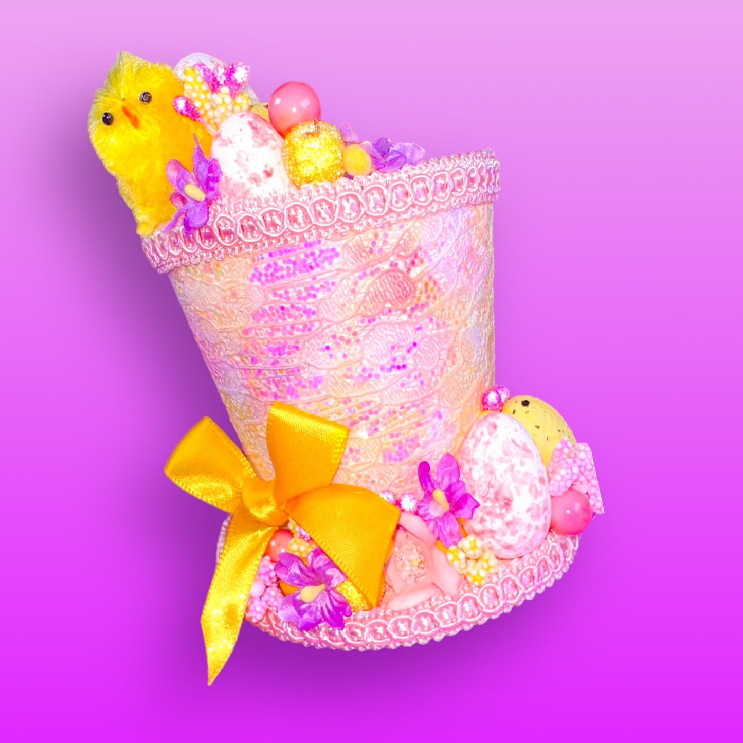 Chick Magnet Easter BUNDLE - Dog Top Hat and Bow