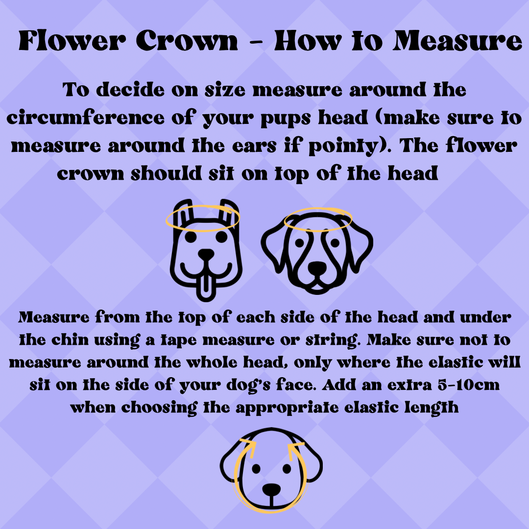 Budding Romance Dog Flower Crown/Collar