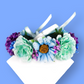Winter Wildflower Dog Flower Crown/Collar