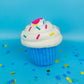 Zippy Paws Blue Birthday Cupcake Dog Toy | Australia - Fluffy Pup Club
