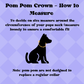 Pom Pom Dog Crown/Crown