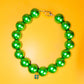 Lucky Green St Patrick’s Day Dog Necklace